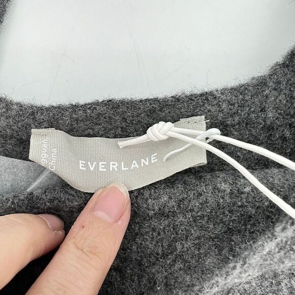 Everlane Gray Yak And Wool Blend The Cozy Stretch Knit Cropped Tank Size S NWT - Picture 3 of 4